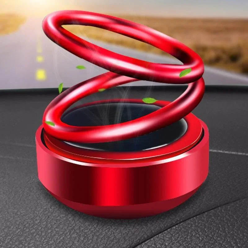 Solar Auto-Rotation Car Air Freshener