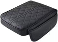 Center Console Armrest Cover Compatible with Kia K5 2021-2025 Leather Car Armrest Cushion Pad Protector Black Interior Accessories,Black