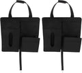 Veemoon Felt Car Seat Back Organizer 2pcs with Hanging Storage Bags, Backseat Storage Pockets for Auto Seats, Sturdy Car Organizer Backseat for Travel and Daily Use