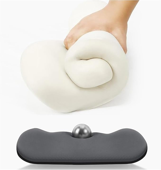 Car Headrest & Lumbar Support Cushion for Honda CRV 2023 2024 2025, Ergonomic Car Seat Headrest Memory Foam Neck and Back Pillow Kit Breathable Removable for Driving Fatigue Relief,B/Gray