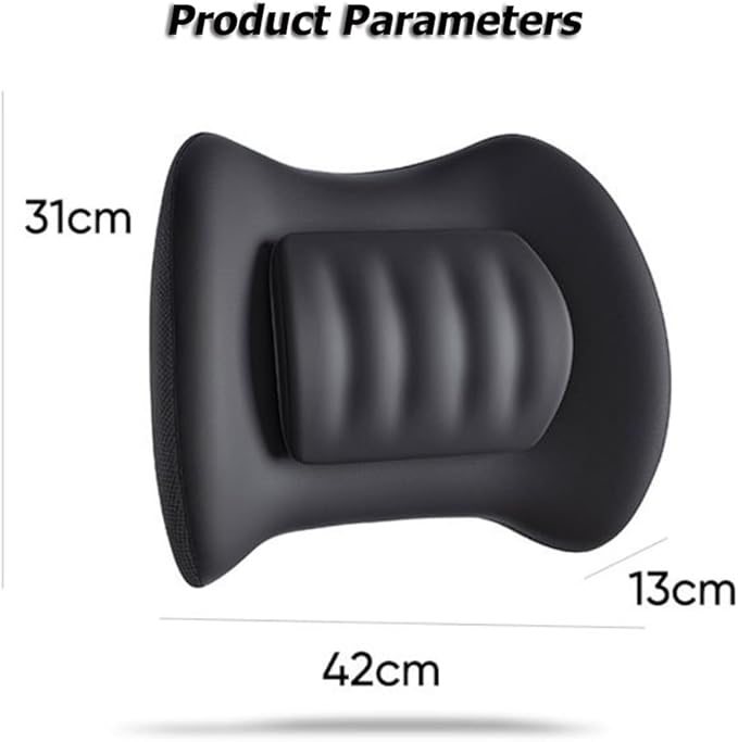 Car Lumbar Cushion for Freightliner 108SD 114SD 122SD Cascadia Columbia eCascadia, Breathable Lower Back Support Pillow with Adjustable Strap, Back Cushion for Long Driving, Office Chair, Truck