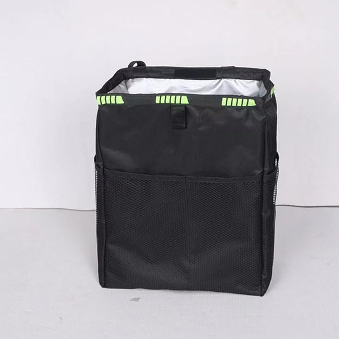 Unomor Waterproof Car Seat Back Organizer Large Capacity Multi-Functional Storage Hanging Bag with Trash Can for Backseat Car Storage and Travel Use
