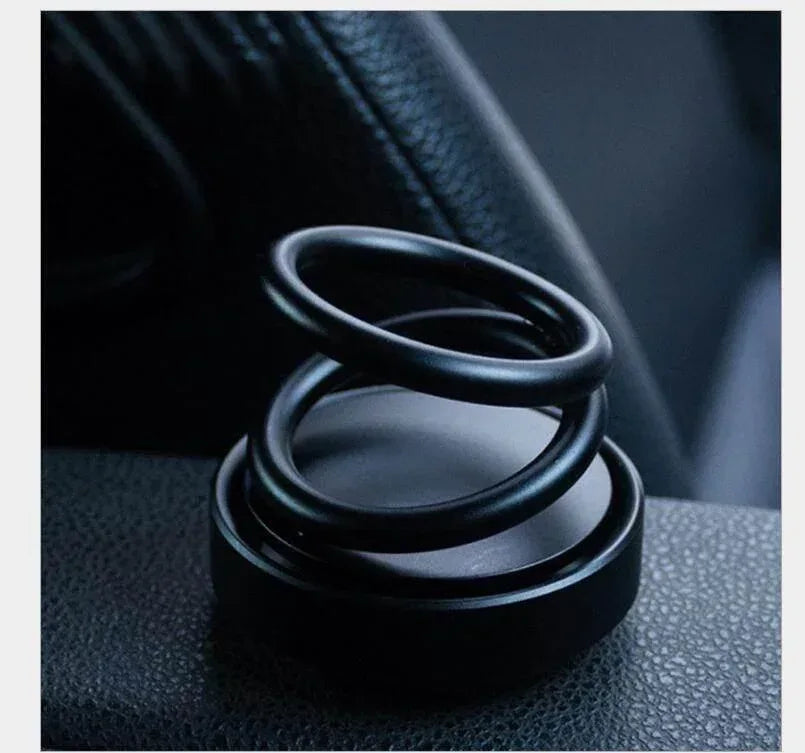 Solar Auto-Rotation Car Air Freshener
