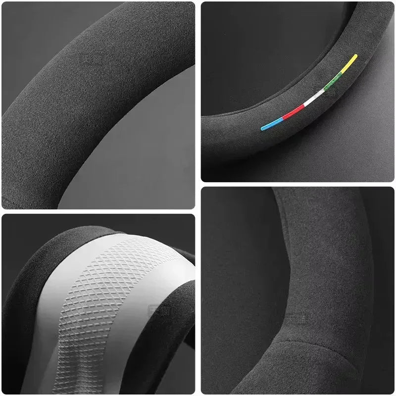 MG Anti-Slip Suede Steering Wheel Cover for MG4 MG3