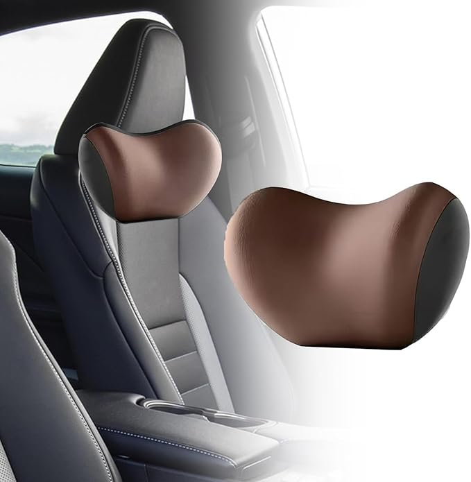 Car Lumbar Support Pillow and Car Neck Pillow for Mercedes-Benz ML-Class (W164), Ergonomic Car Seat Headrest Lumbar Cushion for Back Pain Relief,Black-Lumbar Cushion