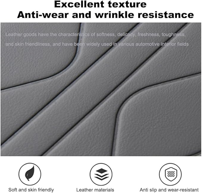 Center Console Armrest Cover Compatible with Kia K5 2021-2025 Leather Car Armrest Cushion Pad Protector Black Interior Accessories,Black