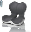 Memory Foma Car Seat Cushion Reducing Sciatica Pressure, Truck Driver Long Travel Hemorrhoid Pillow, Ergonomic Non Slip Wheelchair Cushions, Comfort Office Home Chair Back Pad