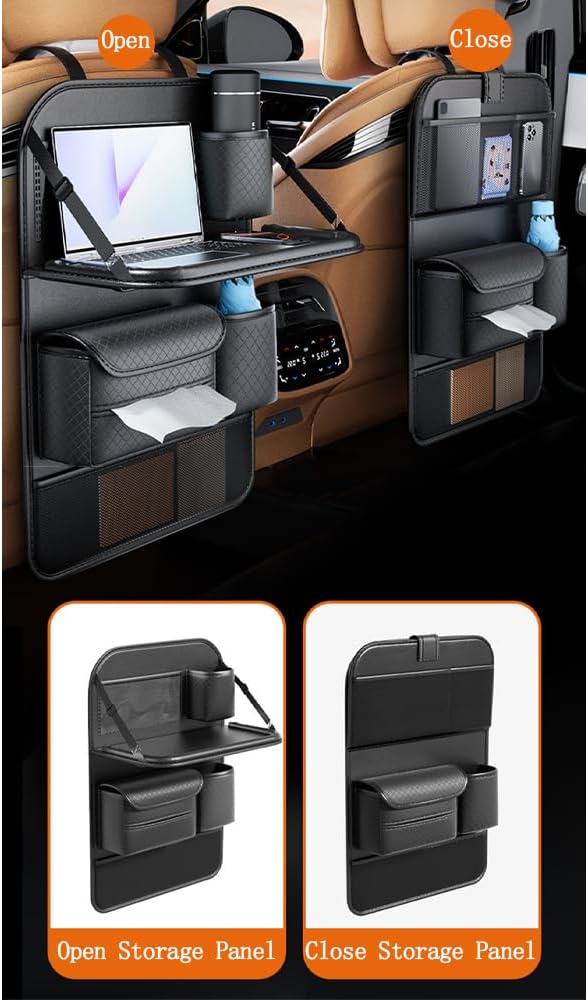 Car Seat Back Organizer for Ford Mustang (S197) 2005 2006 2007 2008 2009 2010 2011 2012 2013 2014 Durable Waterproof Storage Bag Backseat Organizer Protector Accessories
