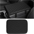 Car Center Console Cover, Leather Memory Foam Vehicle Arm Rest Cushion Pad, Waterproof Automotive Interior Armrest Seat Box Protector Accessories, Universal for SUV, Sedan, Truck (Black)