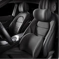 Car Headrest & Lumbar Support Cushion 2025 Upgrade Comfort Memory Foam Car Backrest and Neck Pillow Ergonomic Car Headrest & Lumbar Support for Driving Car Support Cushion for Office Chair Car (Black)