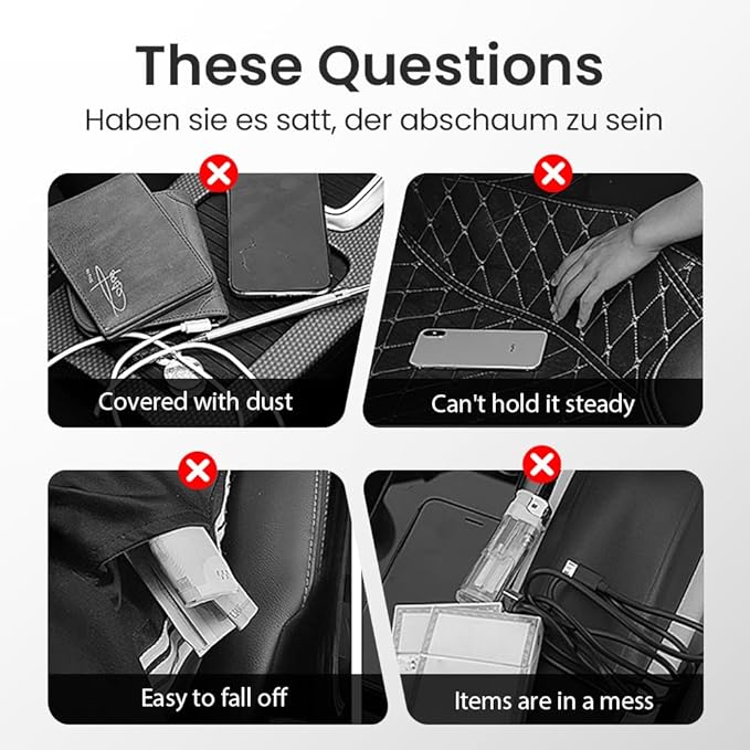 Back Seat Car Organizer with Cup Holder, 2026 New Backseat Car Organizer Back Seat, Multifunctional Car Seat Back Organizer Storage Box with Hooks & Tissue Box, for Drinks, Phone & Handbags (Black)