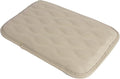 x xotic tech Car Center Console Cushion Pad, Universal Waterproof Leather Armrest Seat Box Cover Protector Auto Interior Accessories for Most Cars, SUV, Truck 7.8" x 12" (Beige)