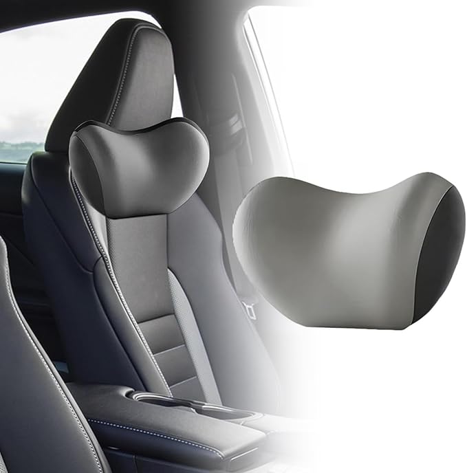 Car Lumbar Support Pillow and Car Neck Pillow for Mercedes-Benz ML-Class (W164), Ergonomic Car Seat Headrest Lumbar Cushion for Back Pain Relief,Black-Lumbar Cushion