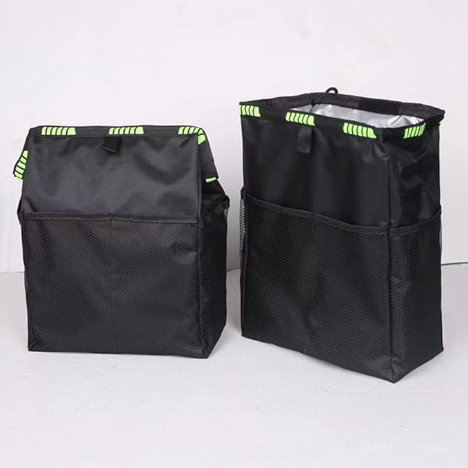 Car Seat Back Organizer Waterproof Large Capacity Hanging Storage Bag Multipurpose Car Trash Can for Backseat Travel Automotive Storage Organizer
