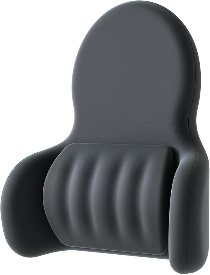 Car Lumbar Cushion for Freightliner 108SD 114SD 122SD Cascadia Columbia eCascadia, Breathable Lower Back Support Pillow with Adjustable Strap, Back Cushion for Long Driving, Office Chair, Truck