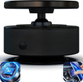 Vacuum Magnetic Phone Holder, 360 Rotatable Suction Cup Phone Mount with Electric Suction Cup Suitable for Car/Dashboard/Gym/Mirror/Bathroom/Smooth Surface, Compatible Magsafe iPhone & Android (Black)