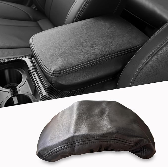 Center Console Cover for Chevy Impala 2014-2020- Leather Center Armrest Lid Cover for Chevrolet Impala Interior Accessories 2014 2015 2016 2017 2018 2019 2020