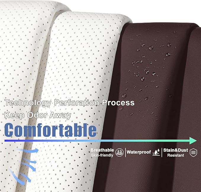 AREKA 2 Seat Covers for Honda Accord 2003-2026 Breathable Car Seat Covers,Anti-Slip Waterproof Car Seat Protectors with Airbag,Automotive Vehicle Cushion with Storage Pockets (Standard,Brown)
