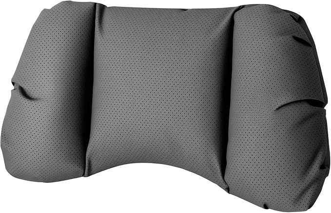 Car Neck Pillow & Lumbar Support for Mazda MX-5 Miata 2019-2023 Ergonomic Breathable Mesh Auto Seat Back Cushion Headrest,Black-Lumbar Support