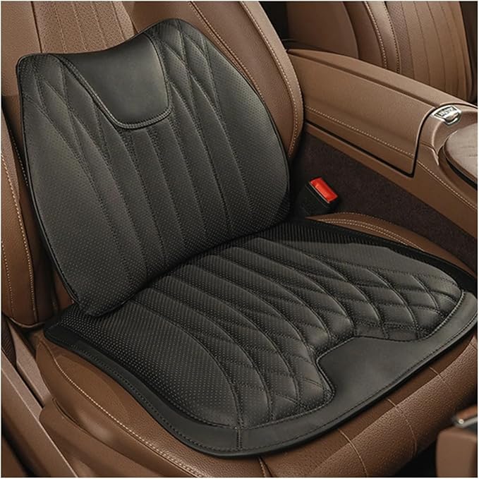 KAnduo M Car Seat Cushion for BMW All Model I3 I4 I8 X1 X2 X3 X4 X5 X5M X6 X7 Z4 Car Lumbar Support Pillow Auto Seat Waist Back Cushion Y (Color : Black A)