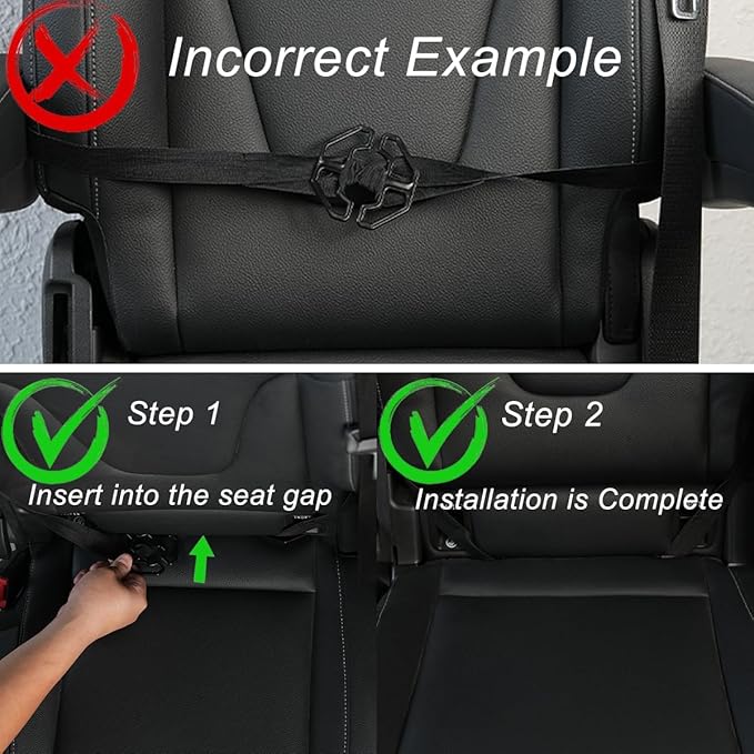 GMQ Backseat Car Organizer with Touch Screen,Protectors Kick Mats Travel Accessories for Kids,Multifunctional Seat Back Organizer Car Travel Organizer Accessories (Black, 1PC)