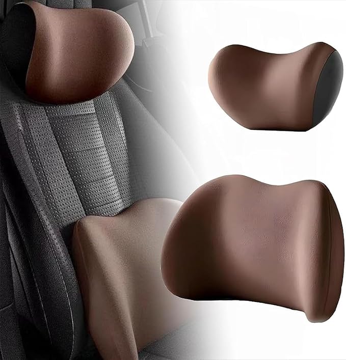 Car Lumbar Support Pillow and Car Neck Pillow for Mercedes-Benz ML-Class (W164), Ergonomic Car Seat Headrest Lumbar Cushion for Back Pain Relief,Black-Lumbar Cushion