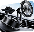 SUPERONE Magsafe Car Phone Holder [80+LBS Strongest Suction & 2400gf Magnetic] 360°Adjustable Vent Magnetic Phone Mount Vacuum Phone Holders for Your Car Fit iPhone 17 Pro Max 16 15 14 13 12