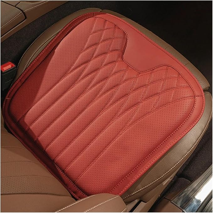 Car Seat Cushion for BMW All Model I3 I4 I8 X1 X2 X3 X4 X5 X5M X6 X7 Z4 Car Lumbar Support Pillow Auto Seat Waist Back Cushion (Color : Red B)