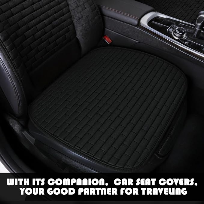 Upgraded Car Seat Covers Front Seats with Storage Bag,Versatile Front Seat Covers for Cars for Protection and Organization,Breathable Bottom Seats Cover for Cars