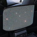 Car Net Pocket Handbag Holder Between Seat Back Organizer Storage Bag, Purse Holder for Console Front Seat Storage Barrier, Rhinestone Car Storage Organizer Between Front Seats, Multicolor