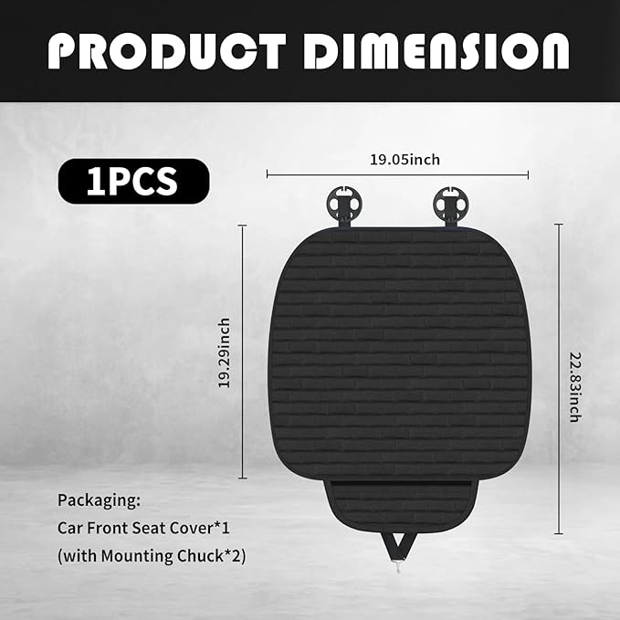 Upgraded Car Seat Covers Front Seats with Storage Bag,Versatile Front Seat Covers for Cars for Protection and Organization,Breathable Bottom Seats Cover for Cars