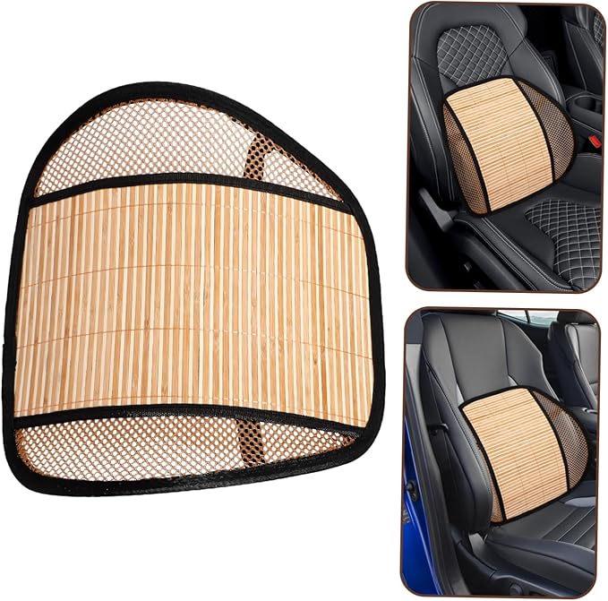 Lumbar Support Cushion for Car Seat Home Ergonomic Back Rest Pillow Breathable Mesh Cover for Lower Versatile Use for Office Chair Travel