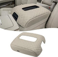 KBH Center Console Armrest Cover for Chevy Suburban Tahoe & GMC Yukon 2015-2020, Silverado & Sierra 1500 2500 3500 2014-2018, Bucket Seat, Customized Arm Rest Lid Protective Cushion, PU Leather