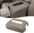 KBH Center Console Armrest Cover for Chevy Suburban Tahoe & GMC Yukon 2015-2020, Silverado & Sierra 1500 2500 3500 2014-2018, Bucket Seat, Customized Arm Rest Lid Protective Cushion, PU Leather
