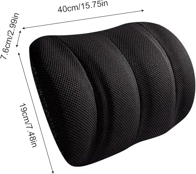 1 Piece Automotive Seat Lumbar Support Pillow for Jeep Grand Cherokee 2011-2026, Driving Lower Back Cushion Ergonomic Orthopedic Posture Rest