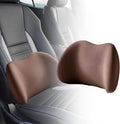 Car Lumbar Support Pillow and Car Neck Pillow for Mercedes-Benz ML-Class (W164), Ergonomic Car Seat Headrest Lumbar Cushion for Back Pain Relief,Black-Lumbar Cushion