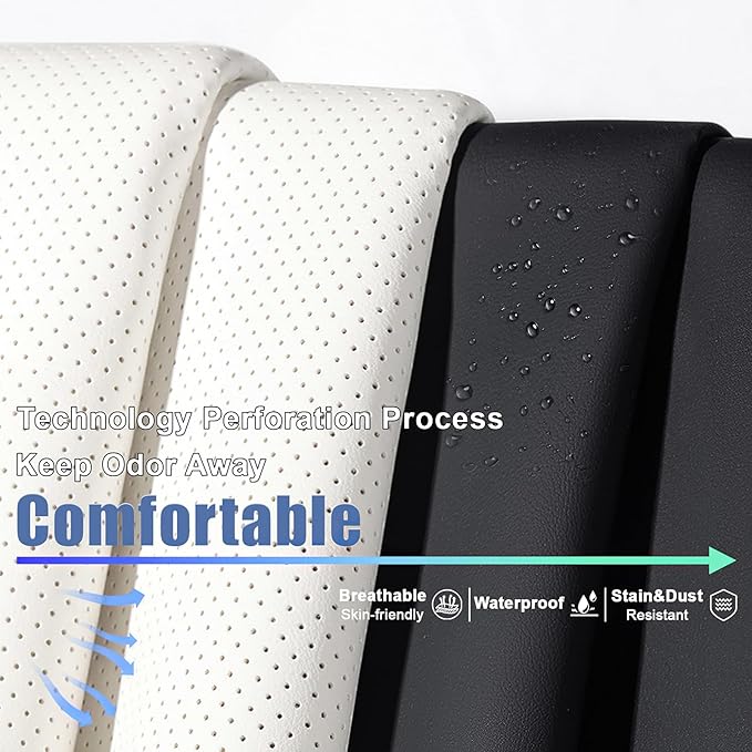 AREKA 2 Seat Covers for Honda Accord 2003-2026 Breathable Car Seat Covers,Anti-Slip Waterproof Car Seat Protectors with Airbag,Automotive Vehicle Cushion with Storage Pockets (Standard,Black)