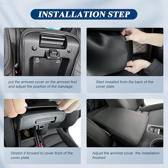 BIBIBO for Trailblazer 2024 2025 2026 Accessories,Center Console Armrest Cover for 2021-2026 Chevy Trailblazer Arm Rest Cover,2025 Trailblazer Car Arm Rest Pad Seat Box Cover,Trailblazer Console Cover