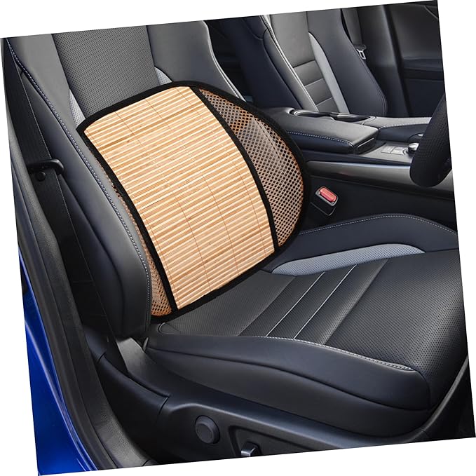 Lumbar Support Cushion for Car Seat Home Ergonomic Back Rest Pillow Breathable Mesh Cover for Lower Versatile Use for Office Chair Travel