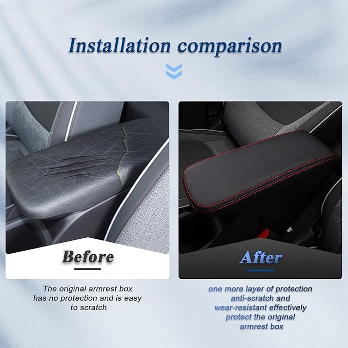 BIBIBO 2025 2026 Chevy Trailblazer Center Console Cover for 2021-2023-2025 2026 Chevy Trailblazer Console Lid,Trailblazer Arm Rest Pad Cover,2025 Chevy Trailblazer Interior Accessories Arm Rest Cover