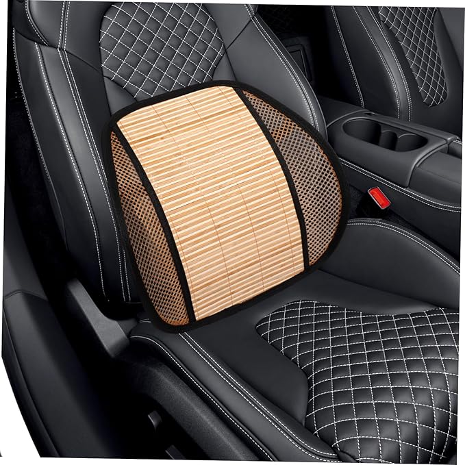 Lumbar Support Cushion for Car Seat Home Ergonomic Back Rest Pillow Breathable Mesh Cover for Lower Versatile Use for Office Chair Travel