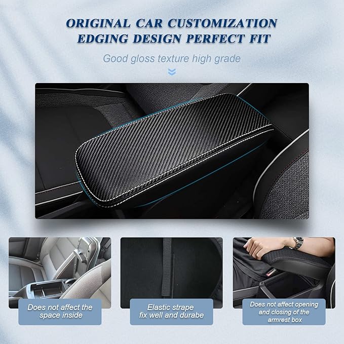 BIBIBO for Trailblazer 2024 2025 2026 Accessories,Center Console Armrest Cover for 2021-2026 Chevy Trailblazer Arm Rest Cover,2025 Trailblazer Car Arm Rest Pad Seat Box Cover,Trailblazer Console Cover