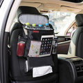 AUTOARK Car Seat Back Organizer and Cooler Set,Multi-Pocket Travel Storage Bag(Heat-Preservation and Waterproof),Bigger-Capacity,AK-054