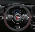 Fiat Breathable Leather Steering Wheel Cover