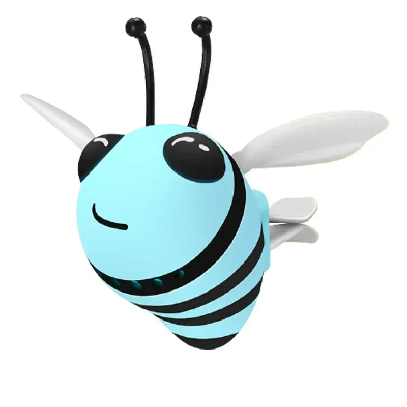 AutoVibe Cute Bee Car Air Freshener - Vent Clip Perfume Diffuser