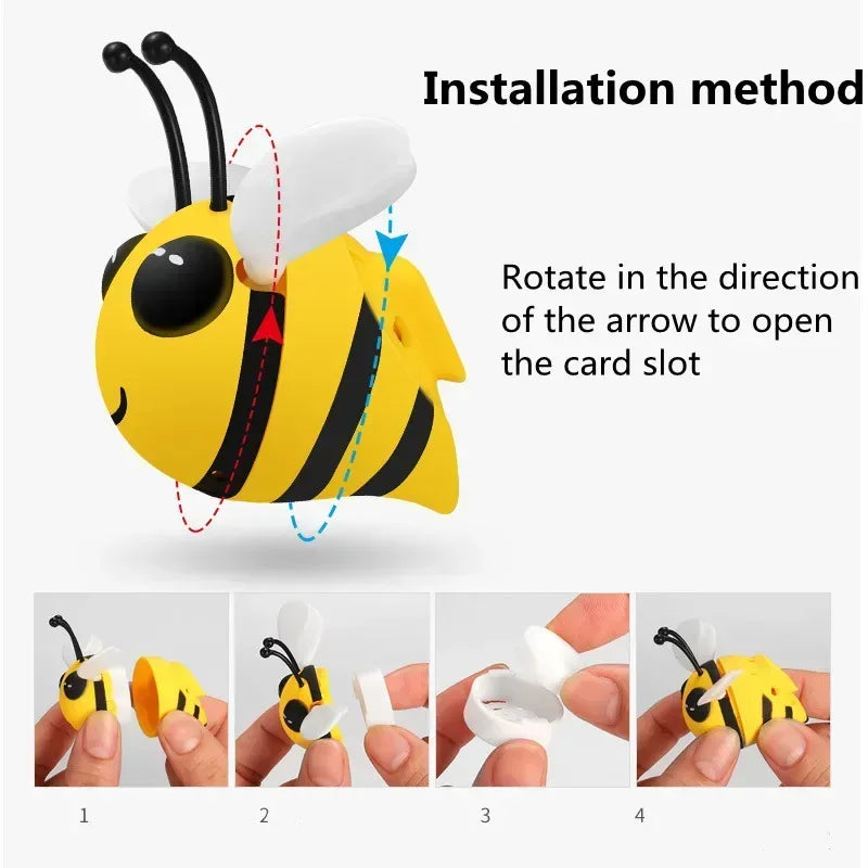 AutoVibe Cute Bee Car Air Freshener - Vent Clip Perfume Diffuser