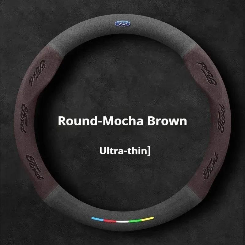 Ford Suede Steering Wheel Cover