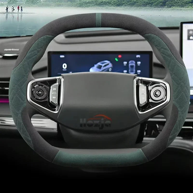 Geely Suede Leather Steering Wheel Cover Preface Starray Cityray