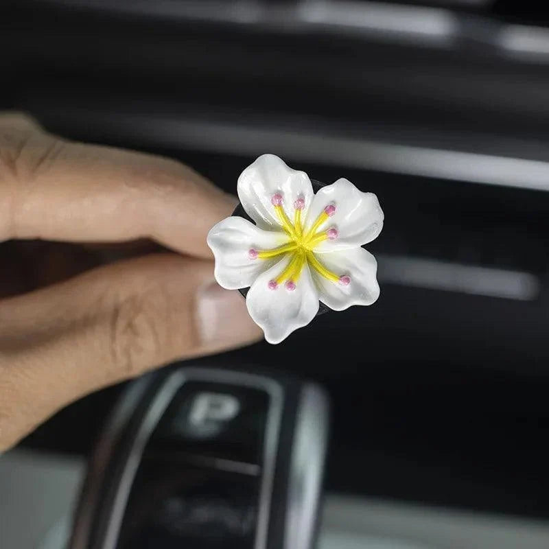 2PCS Flower Car Air Vent Perfume Clips - AC Outlet Decorative