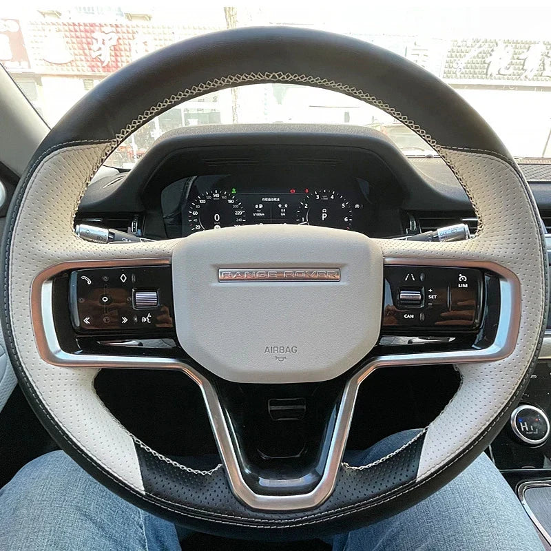 Land Rover Genuine Leather DIY Hand Sewing Steering Wheel Cover